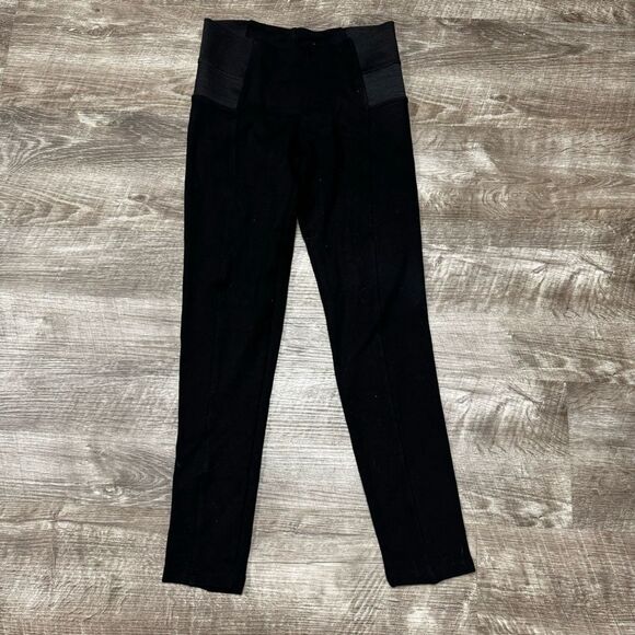 Zara Black High Waist Leggings Size Small - Picture 1 of 8